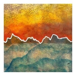 “Desert After Sunset” Landscape Painting by Andi Gingerich